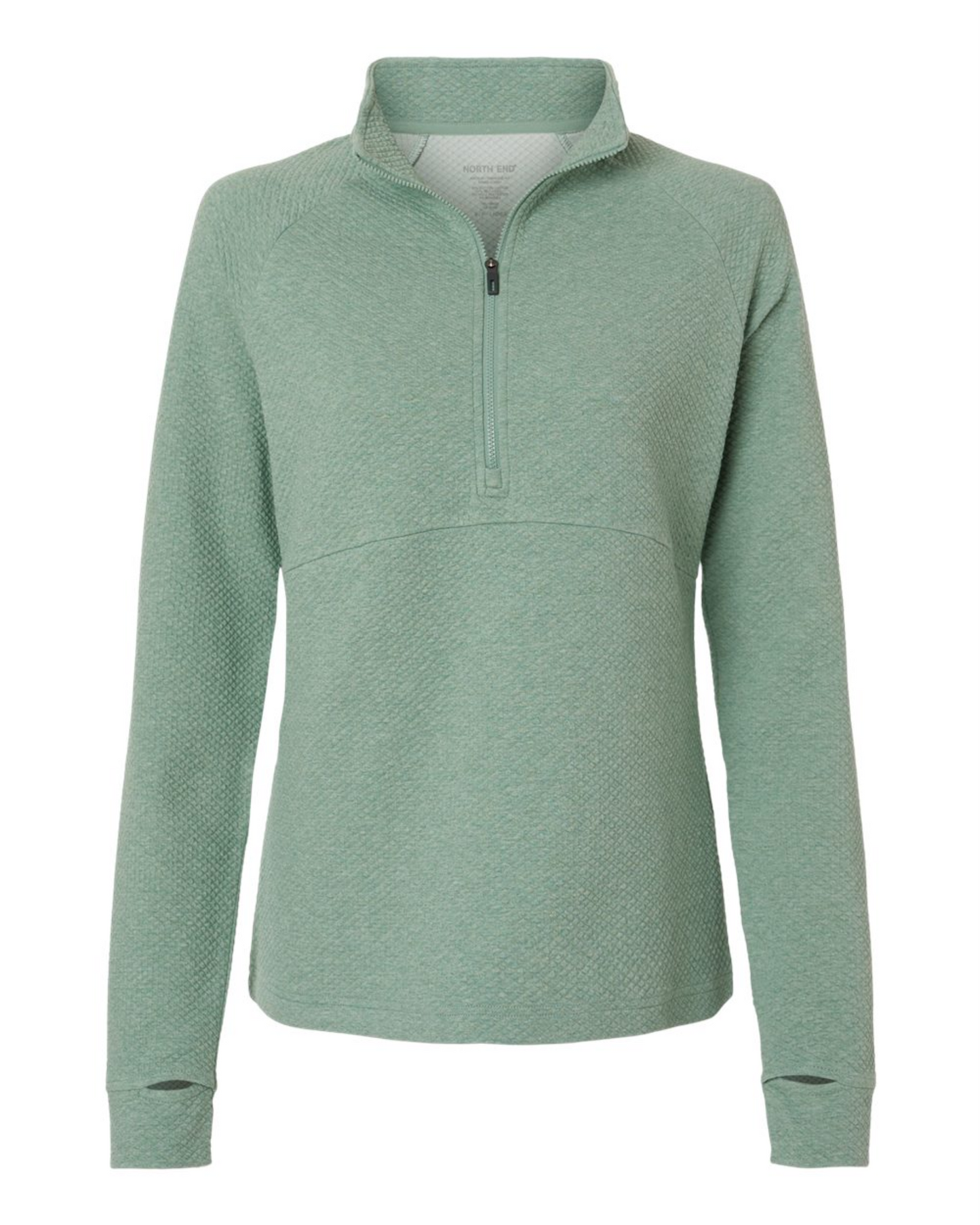 Women's Spirit Textured Quarter-Zip Pullover - NE725W