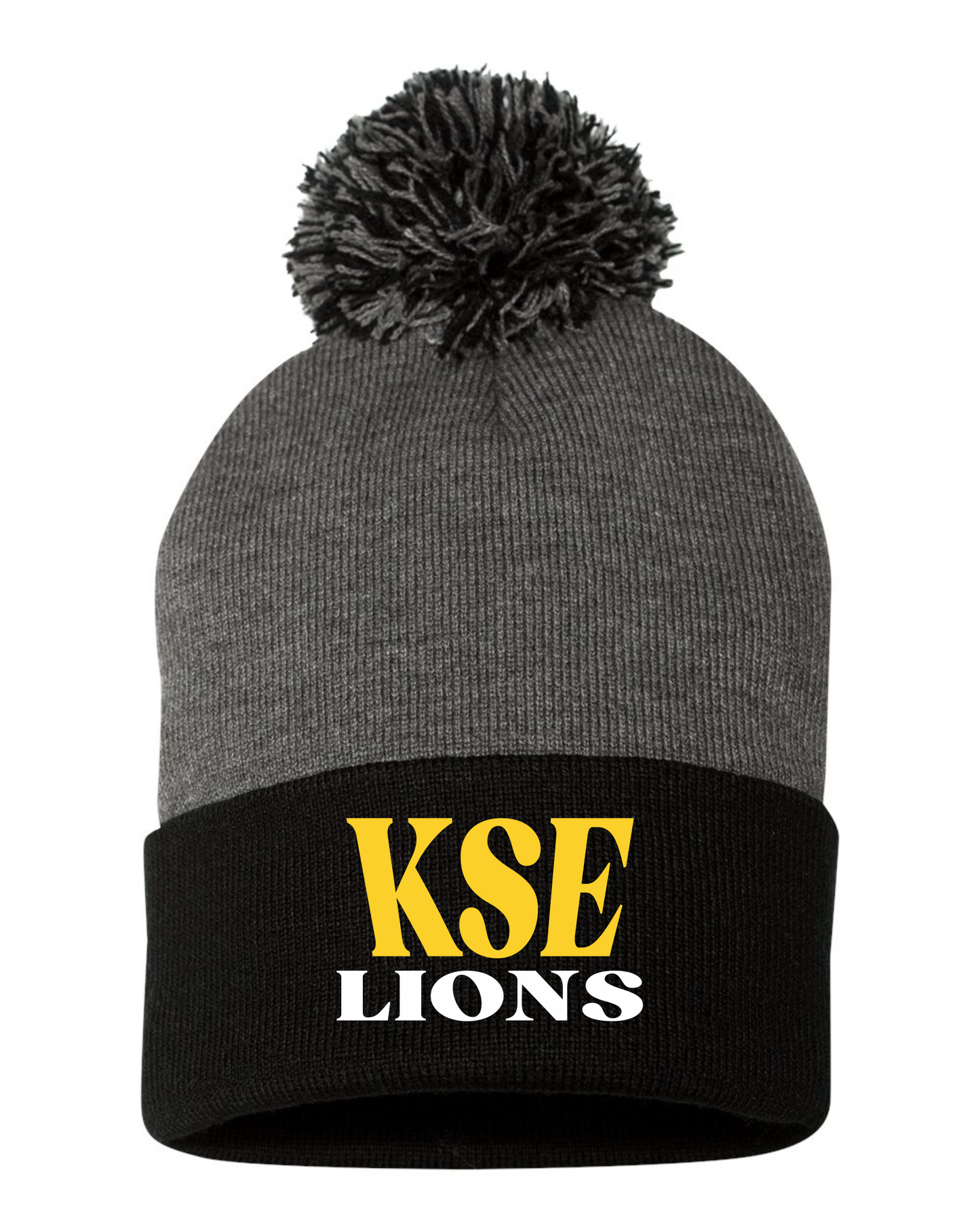 12" Pom-pom Cuffed Beanie - King Street Elementary 2026