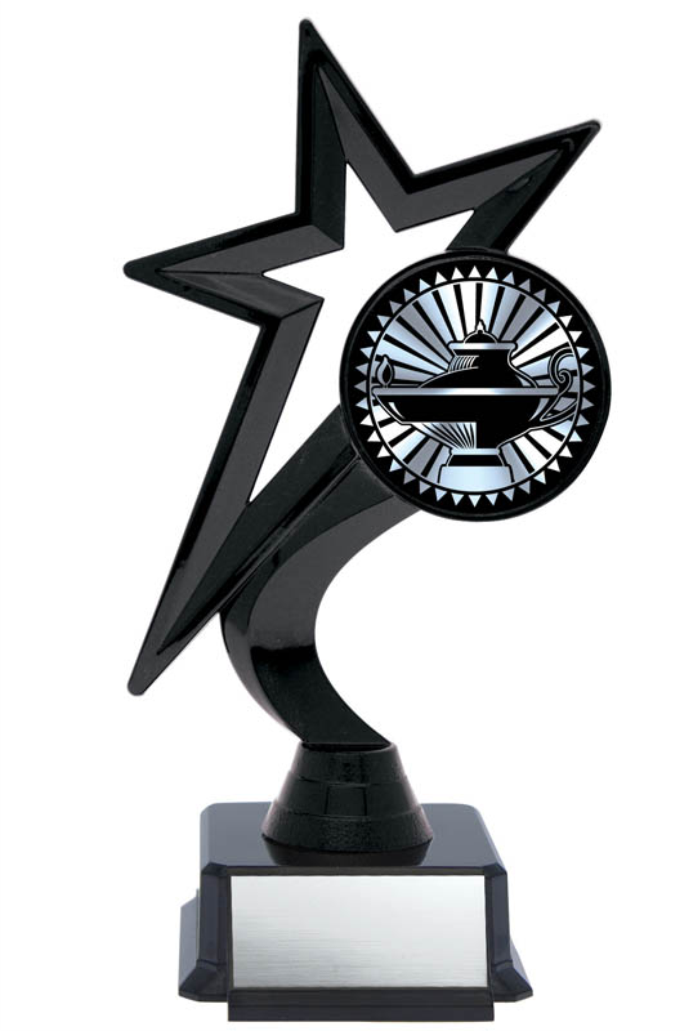 Star Figure on Black Base - Academic 7.5’’ - Solar Series