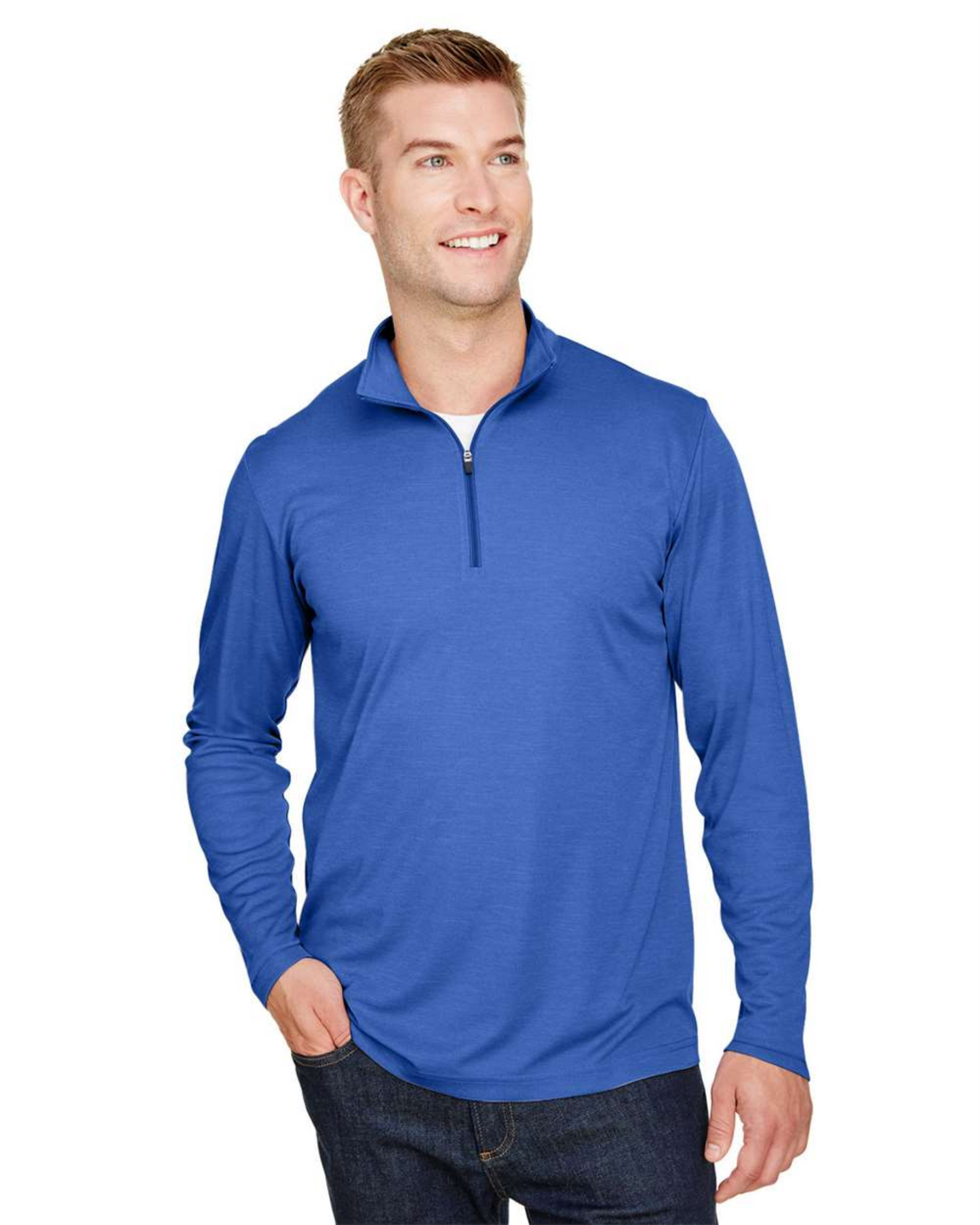 Zone Sonic Heather Performance Quarter-Zip Pullover ─ Team 365 - TT31H