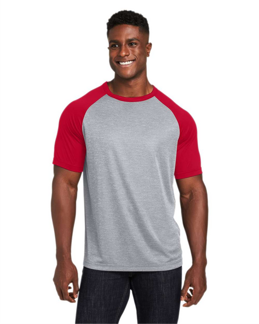 Zone Colorblock Raglan T-Shirt ─ Team 365 TT62