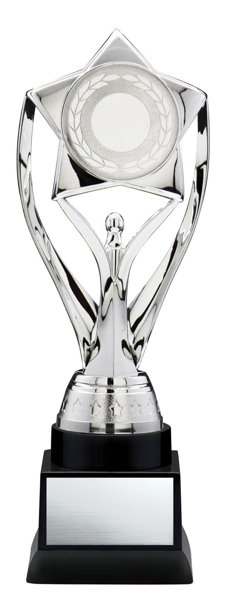 Trophy With Insert Holder on Black Base 8’’ & 9’’ - Energy Series TWE2