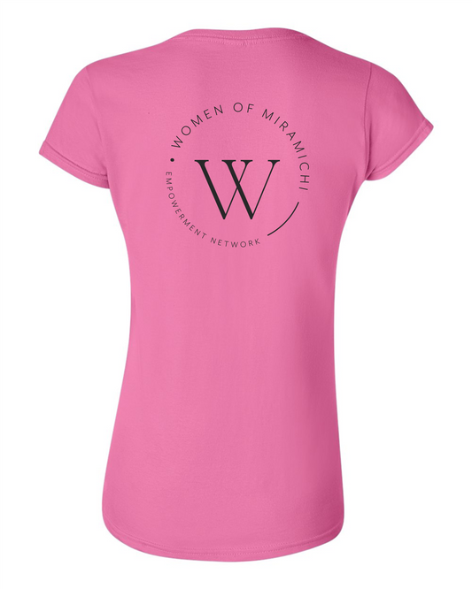 Azalea Colour Ladies' T-Shirt ─Women Of Miramichi─ Gildan 64000L