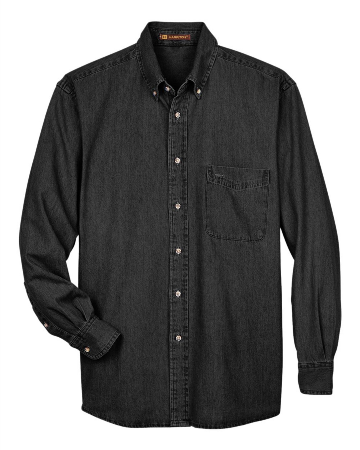Men's Denim Shirt - Harriton M550