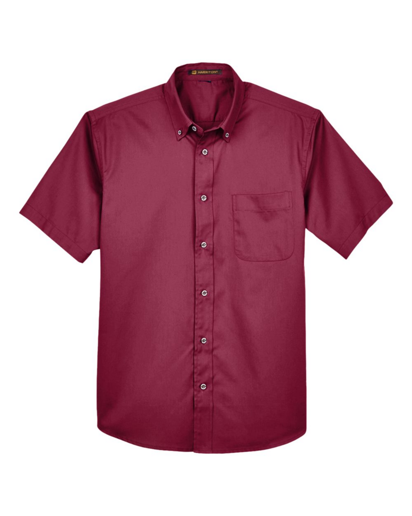 Men's Easy Blend Twill Dress Shirt with Stain-Release -Harriton M500S