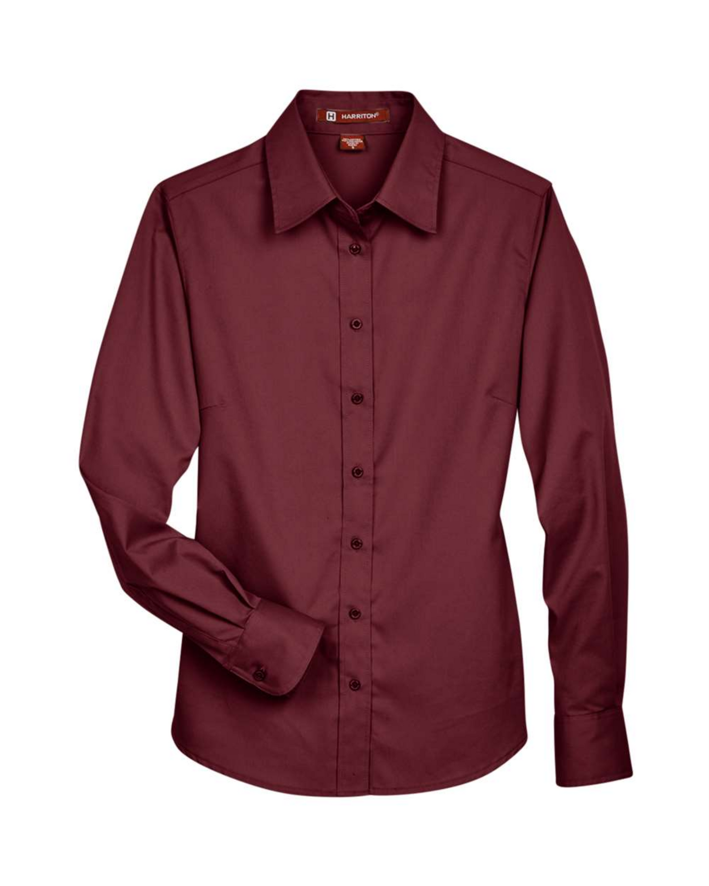 Ladies' Easy Blend™ Long Sleeve Twill Dress Shirt with Stain-Release - Harriton M500W