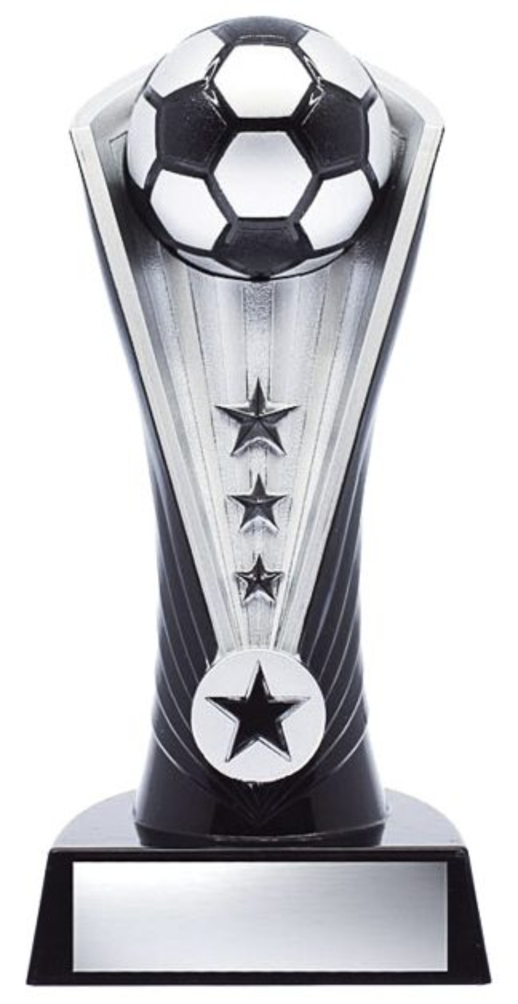Soccer Cobra Tower Series Trophy Silver 7.5’’ 9’’ & 10.5’’