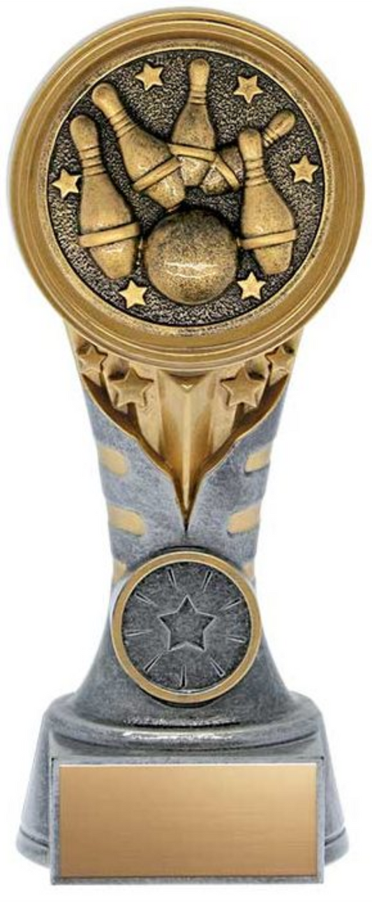 5 Pin Bowling trophy - Ikon Series 7’’ & 8’’