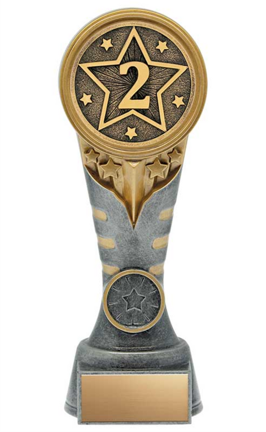 Second Place trophy - Ikon Series 7’’ & 8’’
