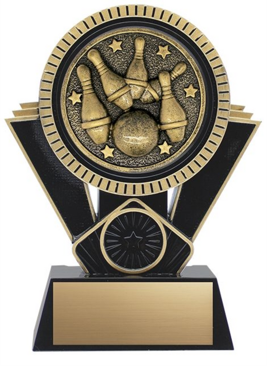 5 Pin Bowling trophy - Apex Series