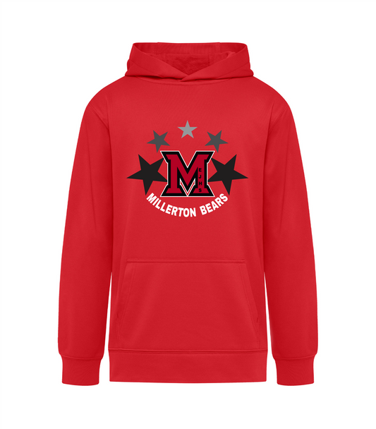 ATC Essential Performance Hoodie - True Red Colour - Millerton School 2026-27