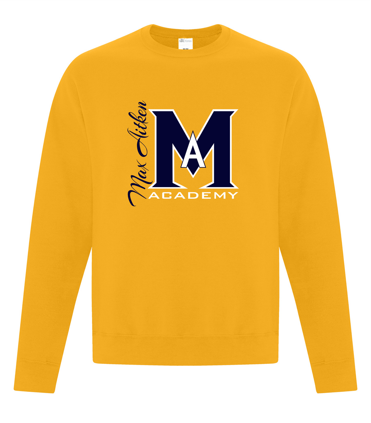 Everyday Fleece Crewneck Sweatshirt - Team Gold - Max Aitken Academy 2026-27
