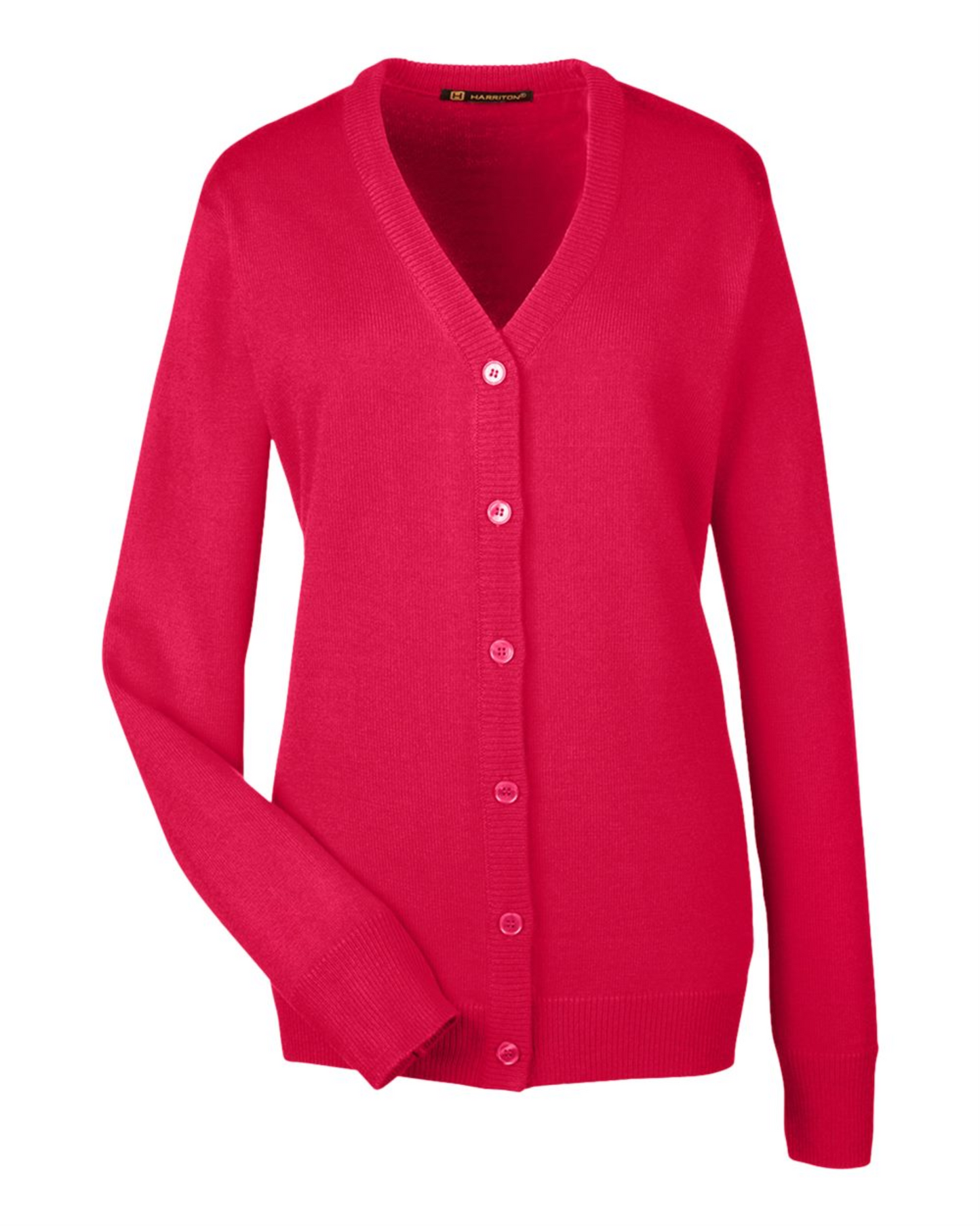 Women's Pilbloc V-Neck Button Cardigan Sweater - Harriton M425W