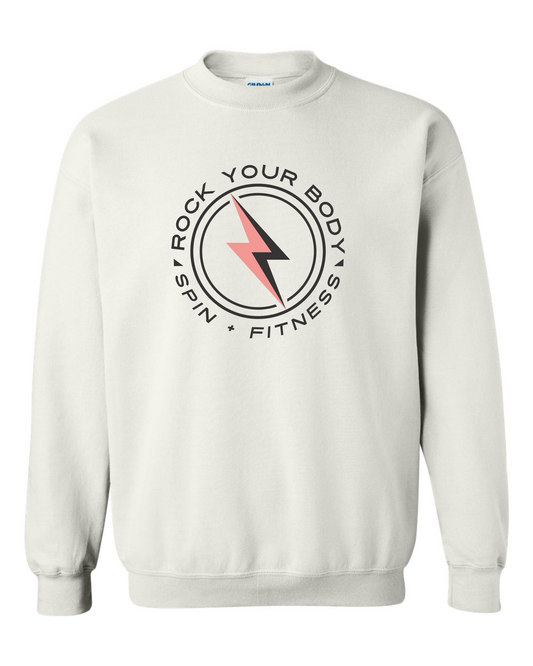 Rock Your Body - White Crewneck Sweatshirt