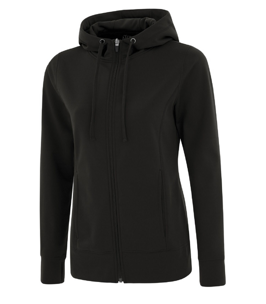 Ladies Hoodie - Full Zip Polyester - ATC L2004