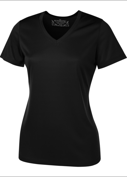 Ladies V-Neck T-Shirt - Polyester - ATC L3520