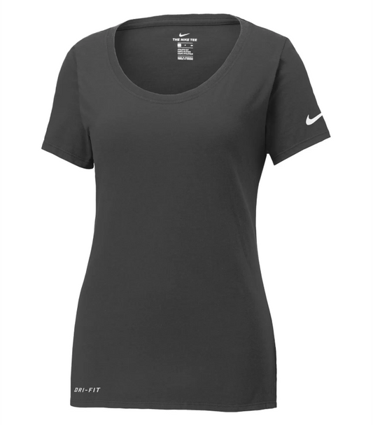 Dri-Fit Cotton & Polly Scoop Neck Ladies Tee - Nike NKBQ5234