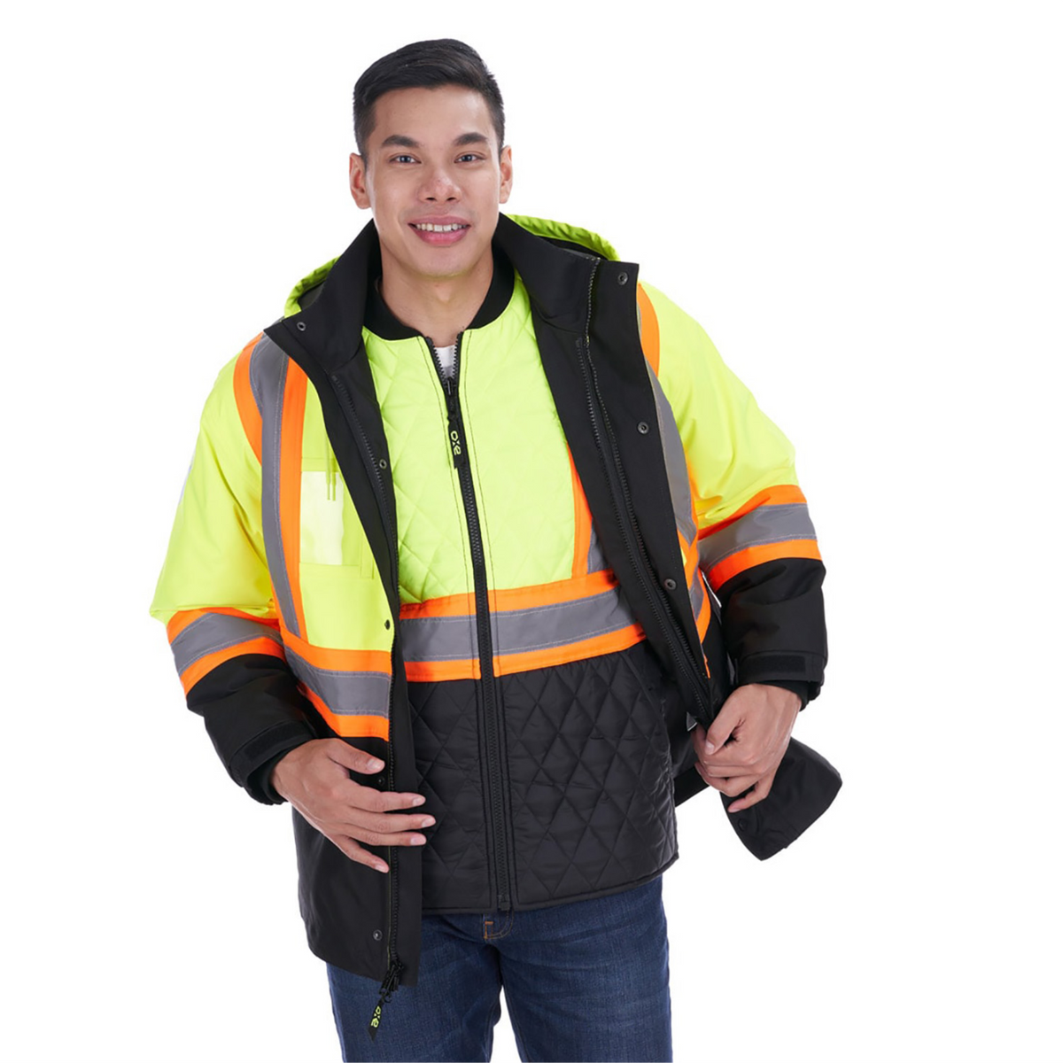 Kenworth - 5 in 1 Hi-Vis Men's Coat - CX2 L01275 – River Signs Kenworth - 5 in 1 Hi-Vis Men's Coat - CX2 L01275 – River Signs