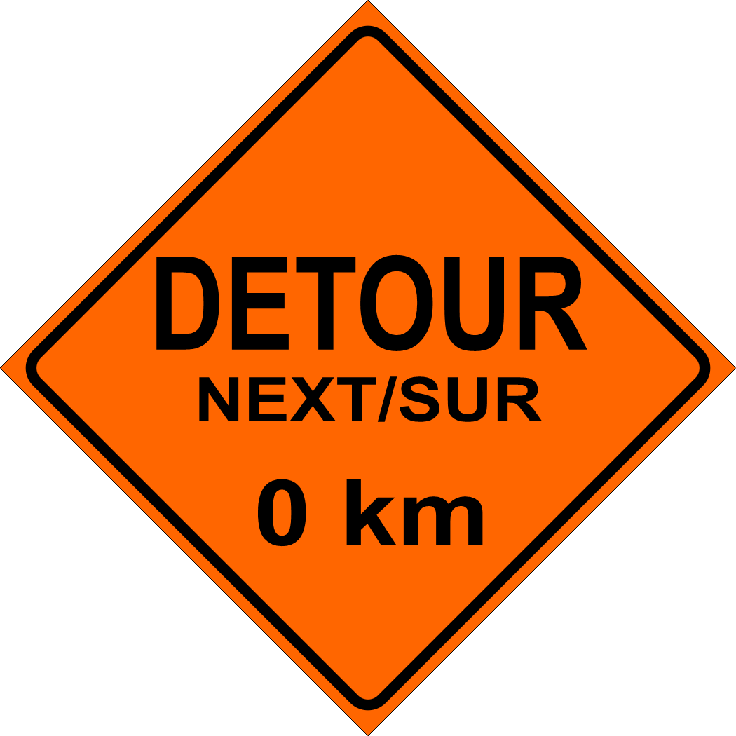 Detour Next Sign (xKM) MUTCDC TC-10N