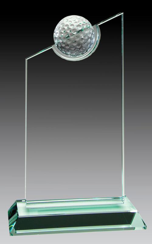 Golf Series - Glass Jade Golf Ball Slant