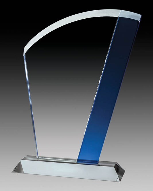 Aqua Series - Glass Fan Blue Accent