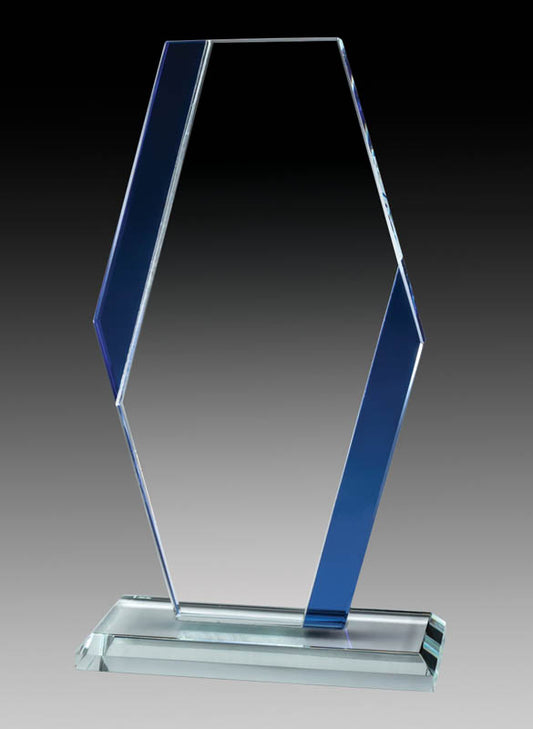 Aqua Series - Glass Pillar Blue Accent