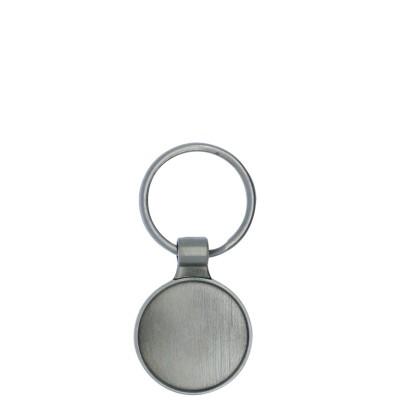 Key Chain Round Insert Holder Silver - Caldwell MKC153S