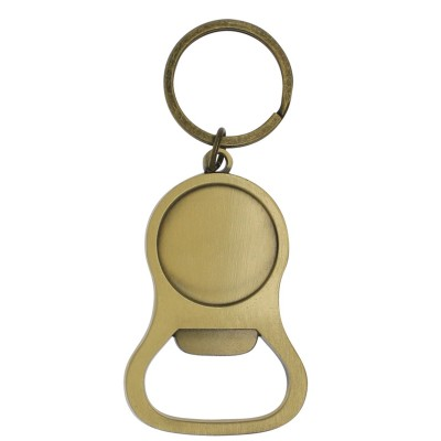 Key Chain Insert Holder With Bottle Opener, Gold - Caldwell MKC219G