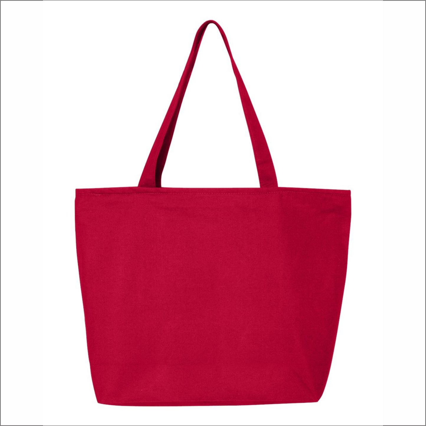 Tote Bag with Zipper - Q-Tees - Q611