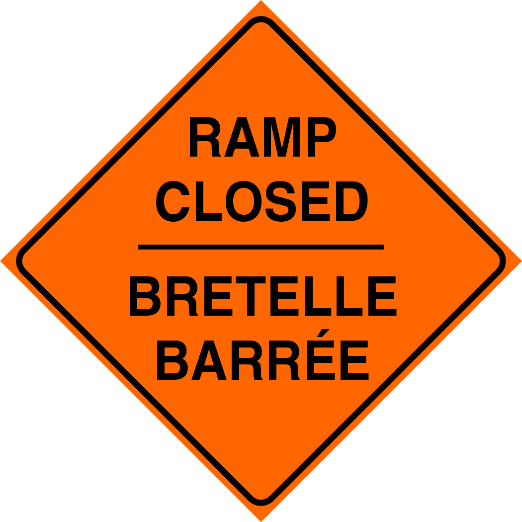 Ramp Closed Sign MUTCDC TC-66B