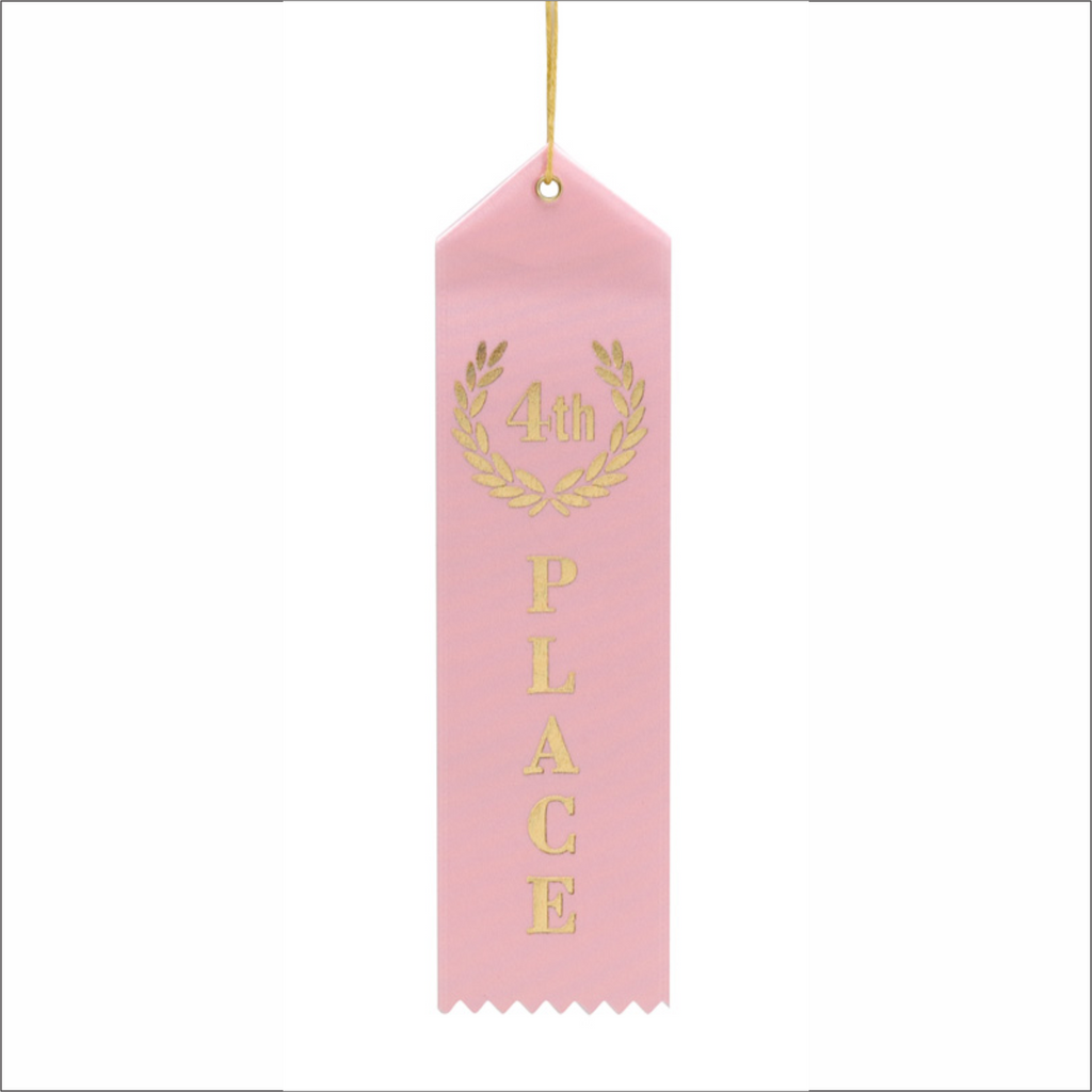 Fourth Place Ribbons - Pack of 25 - SR-1000 series