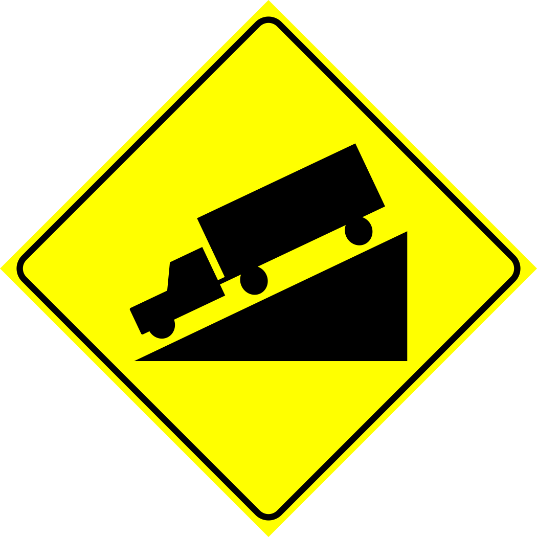 Hill Sign MUTCDC WA-21