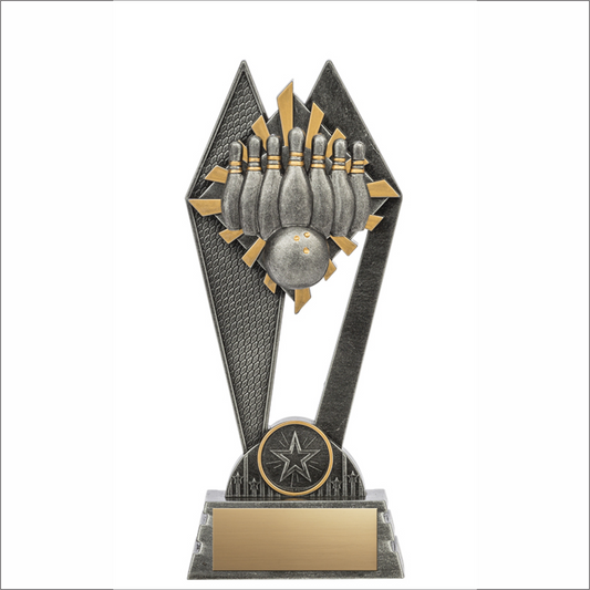 10 Pin Bowling trophy - Peak series