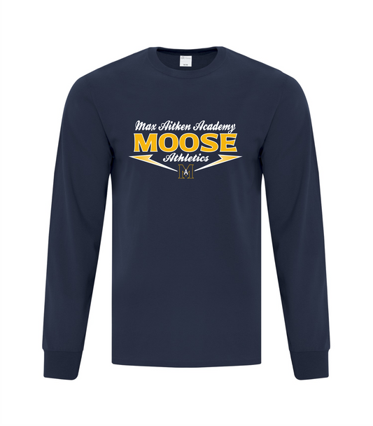 ATC Every Day Cotton Long Sleeve Tee - Navy - Max Aitken Academy 2026-27