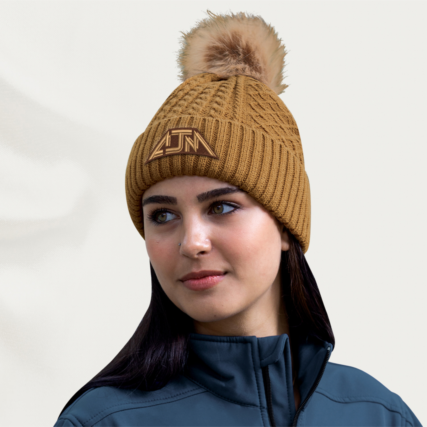 AJM - Acrylic / Polyester Satin Cuff Toque - 1E140L