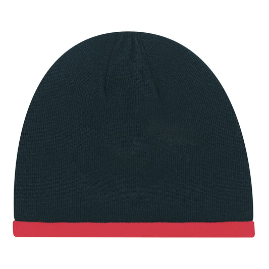AJM -Bottom Stripe Rib Knit Toque- 1J034M