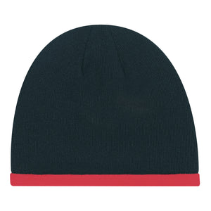 AJM -Bottom Stripe Rib Knit Toque- 1J034M