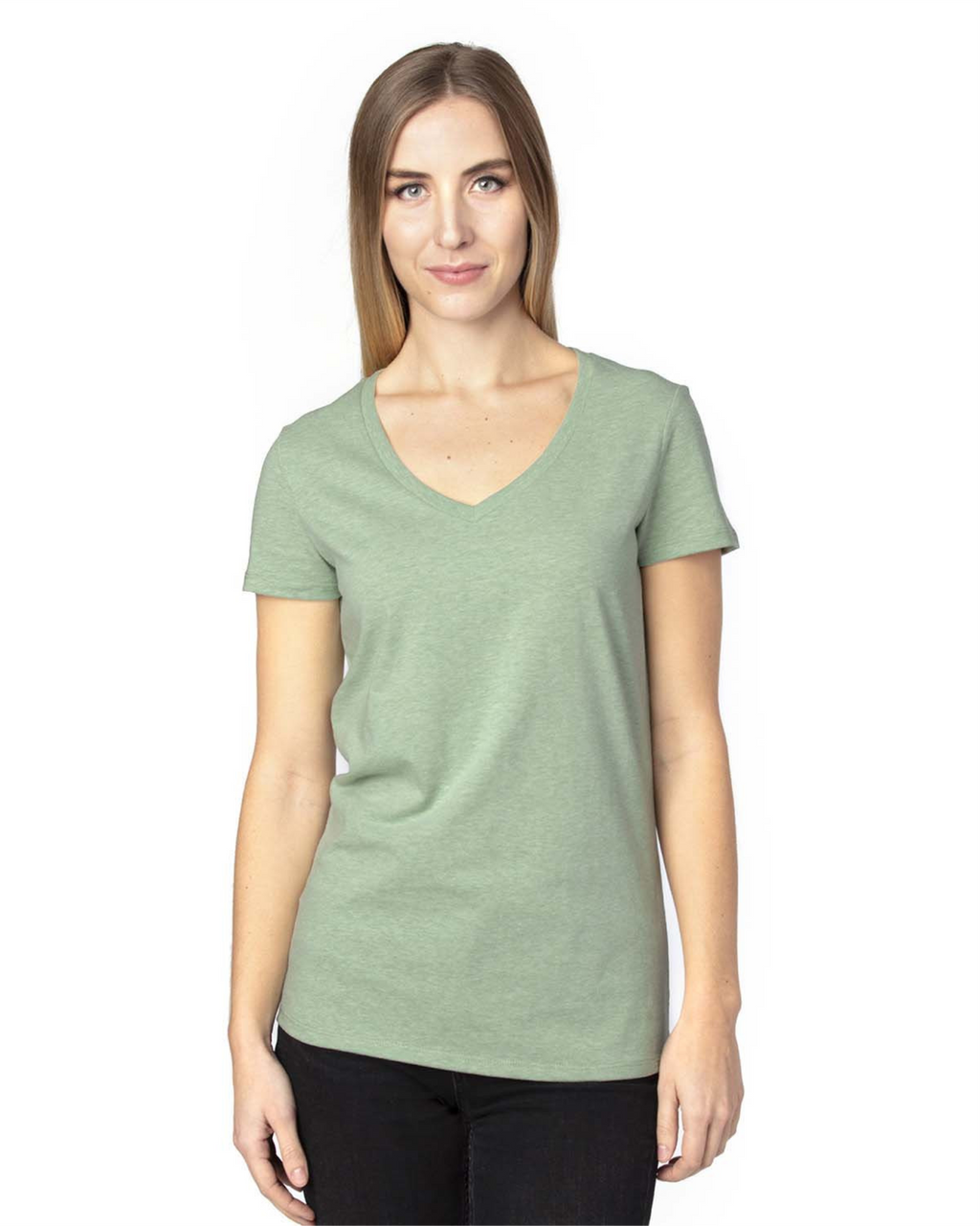 Ladies' Ultimate CVC V-Neck T-Shirt - 200RV