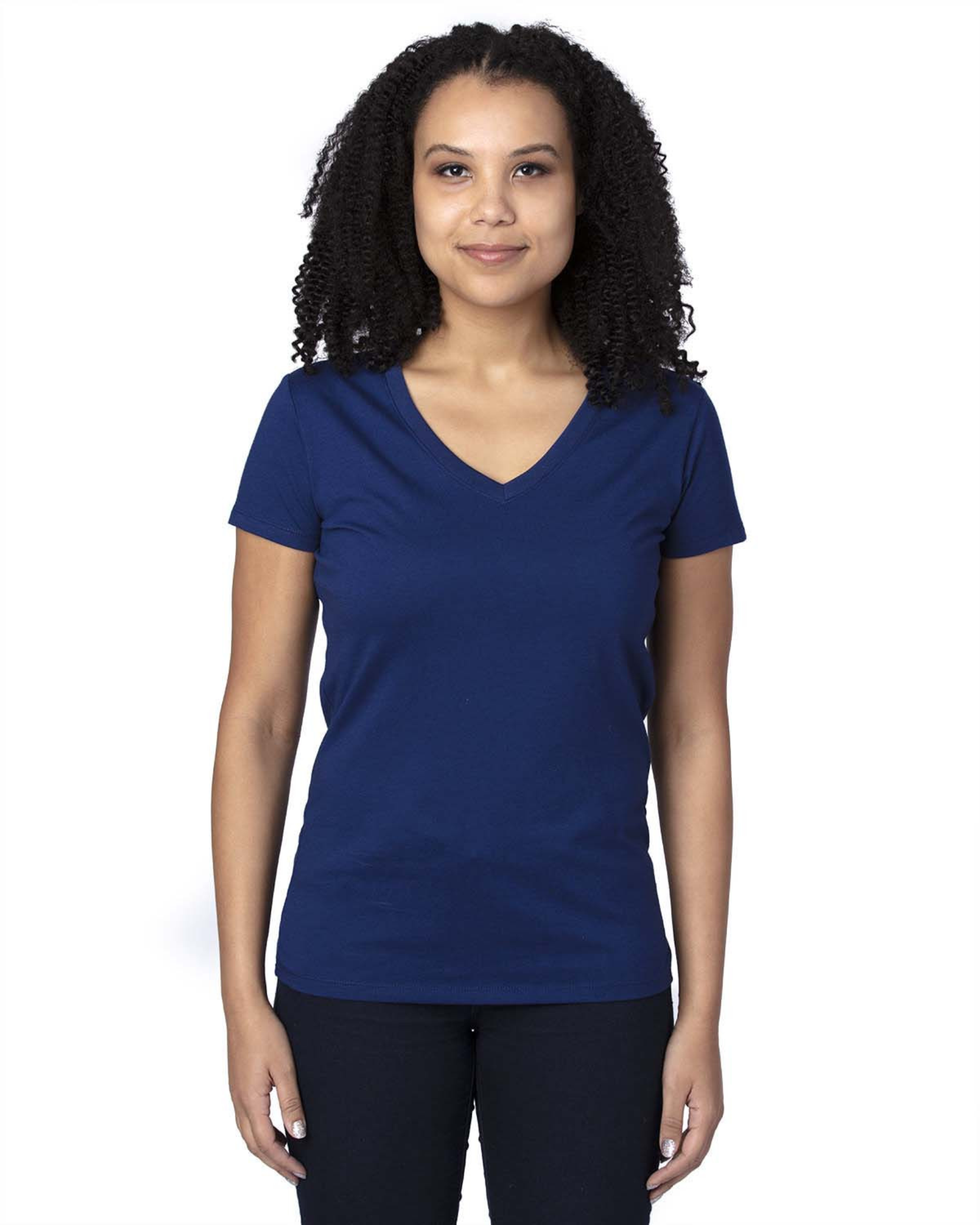 Ladies' Ultimate CVC V-Neck T-Shirt - 200RV