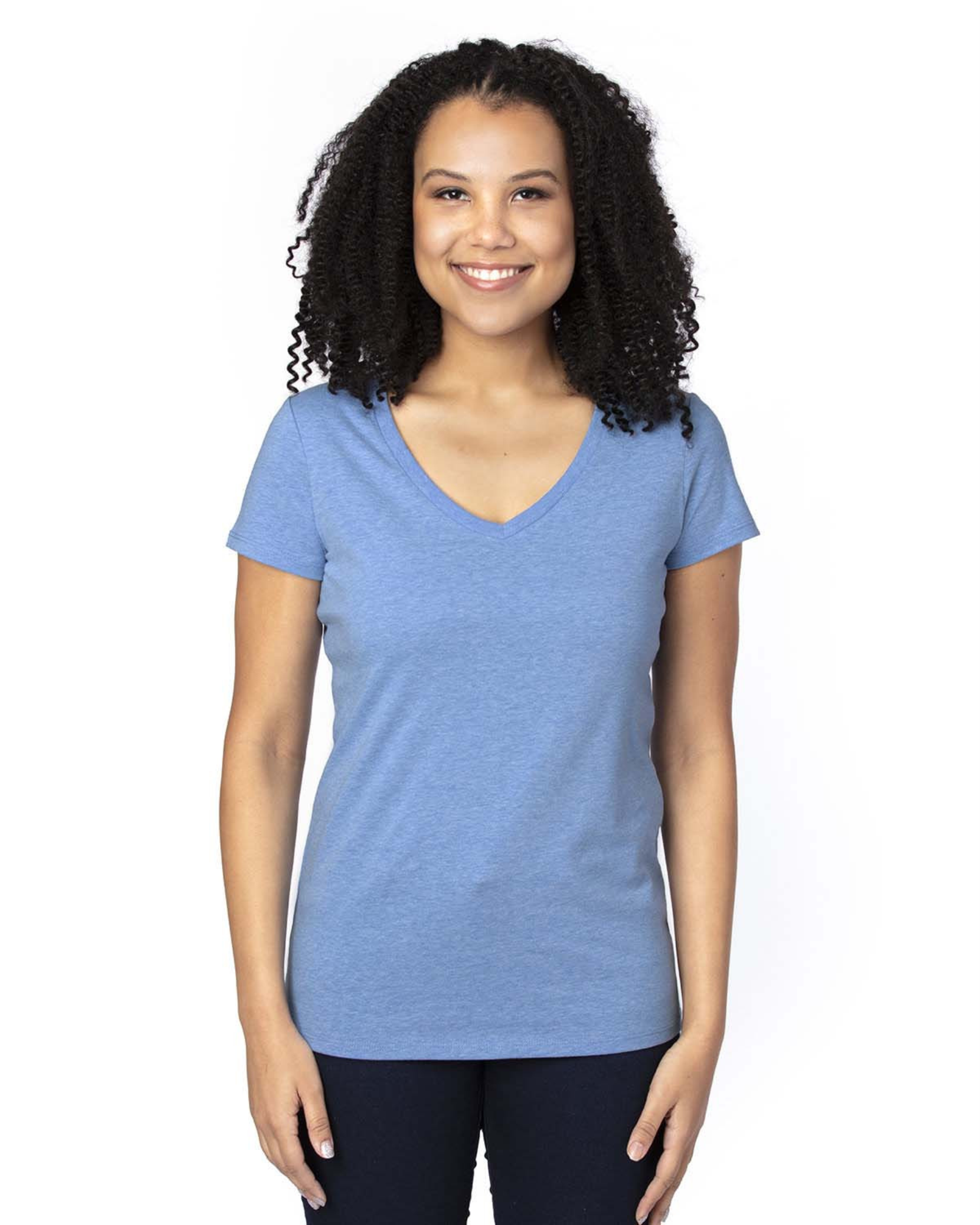 Ladies' Ultimate CVC V-Neck T-Shirt - 200RV