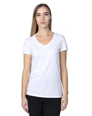 Ladies' Ultimate CVC V-Neck T-Shirt - 200RV