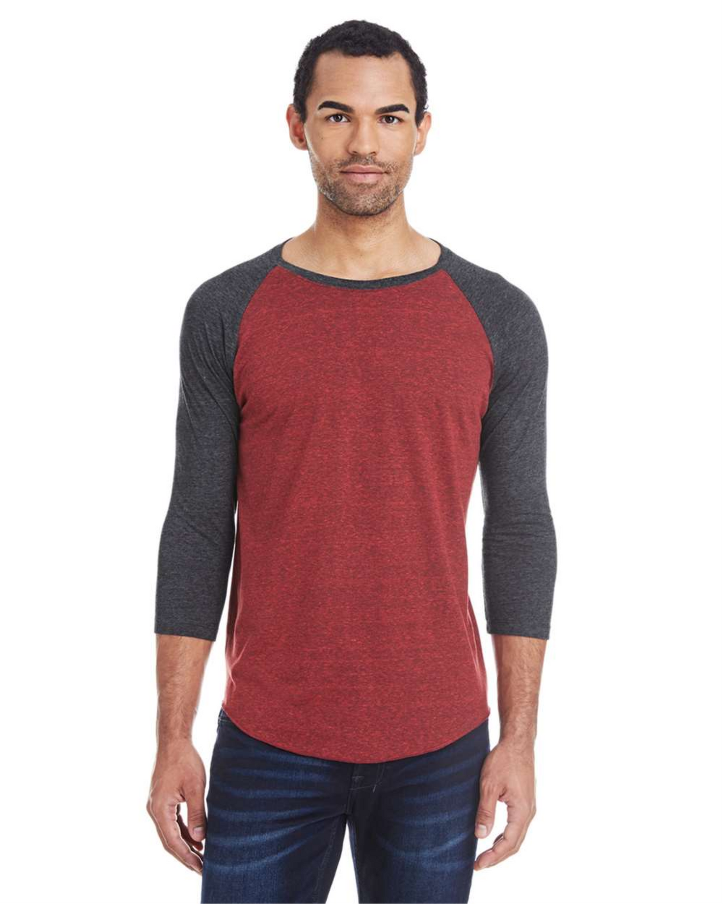 Triblend Three-Quarter Sleeve Raglan T-Shirt - 302G