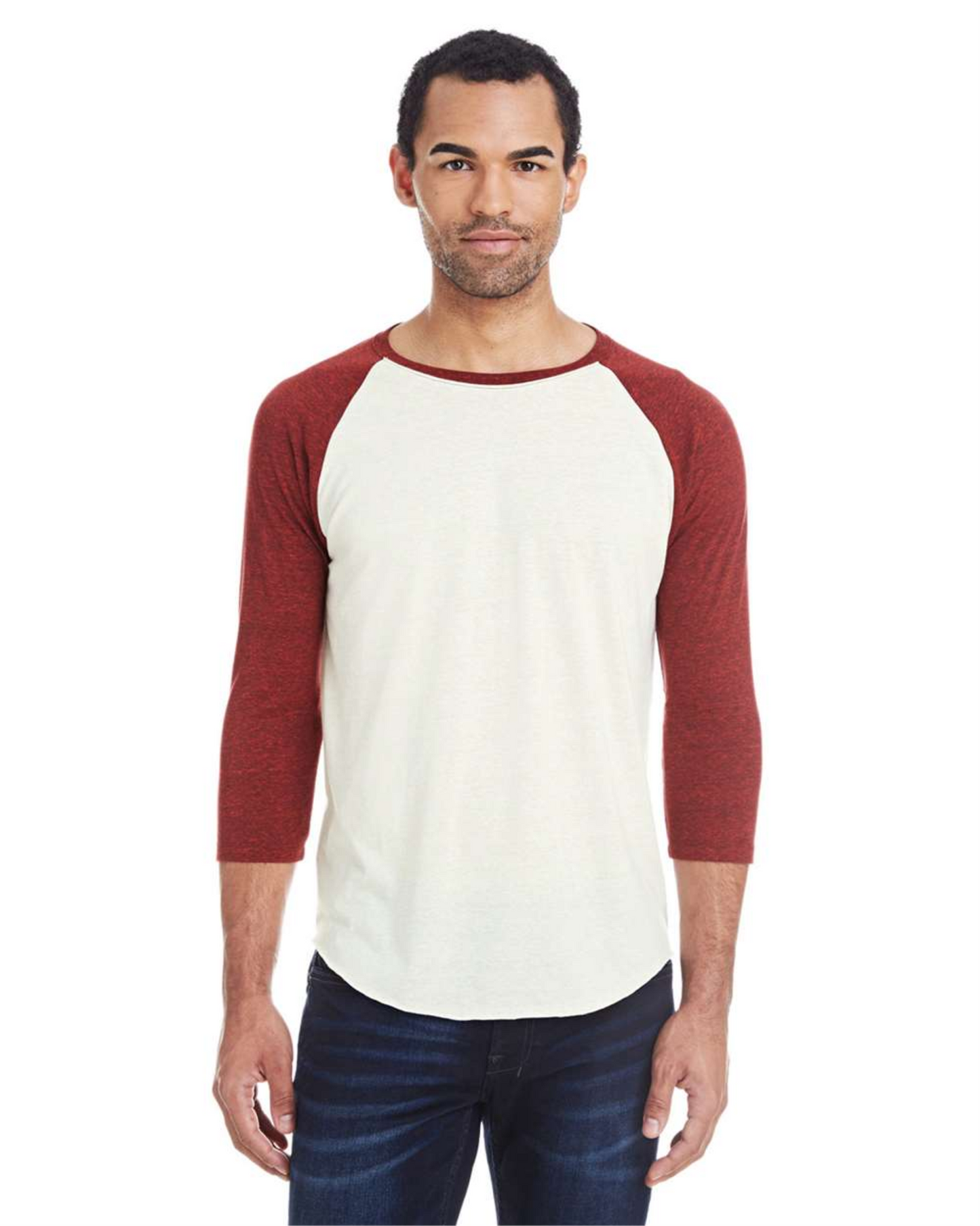 Triblend Three-Quarter Sleeve Raglan T-Shirt - 302G