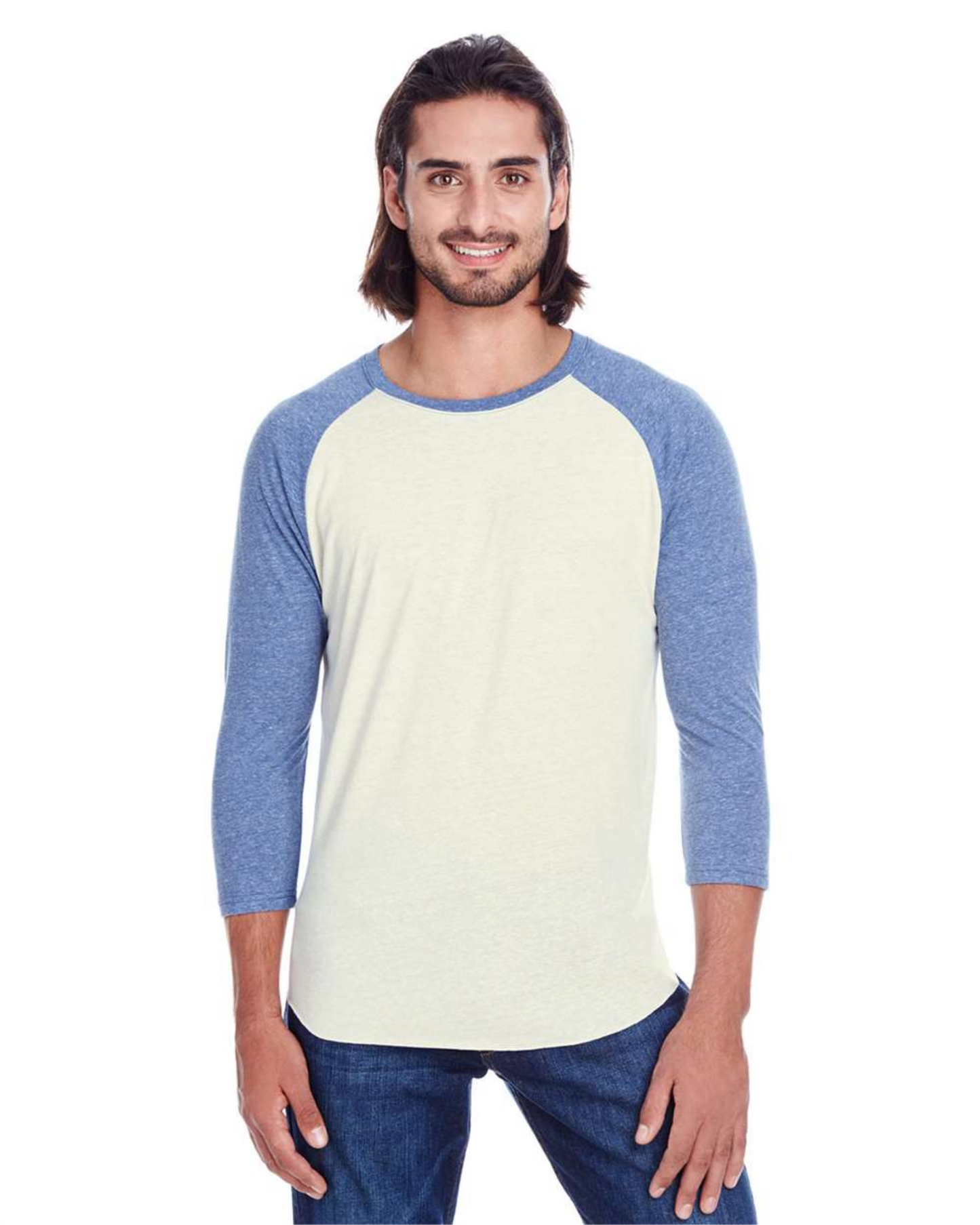 Triblend Three-Quarter Sleeve Raglan T-Shirt - 302G