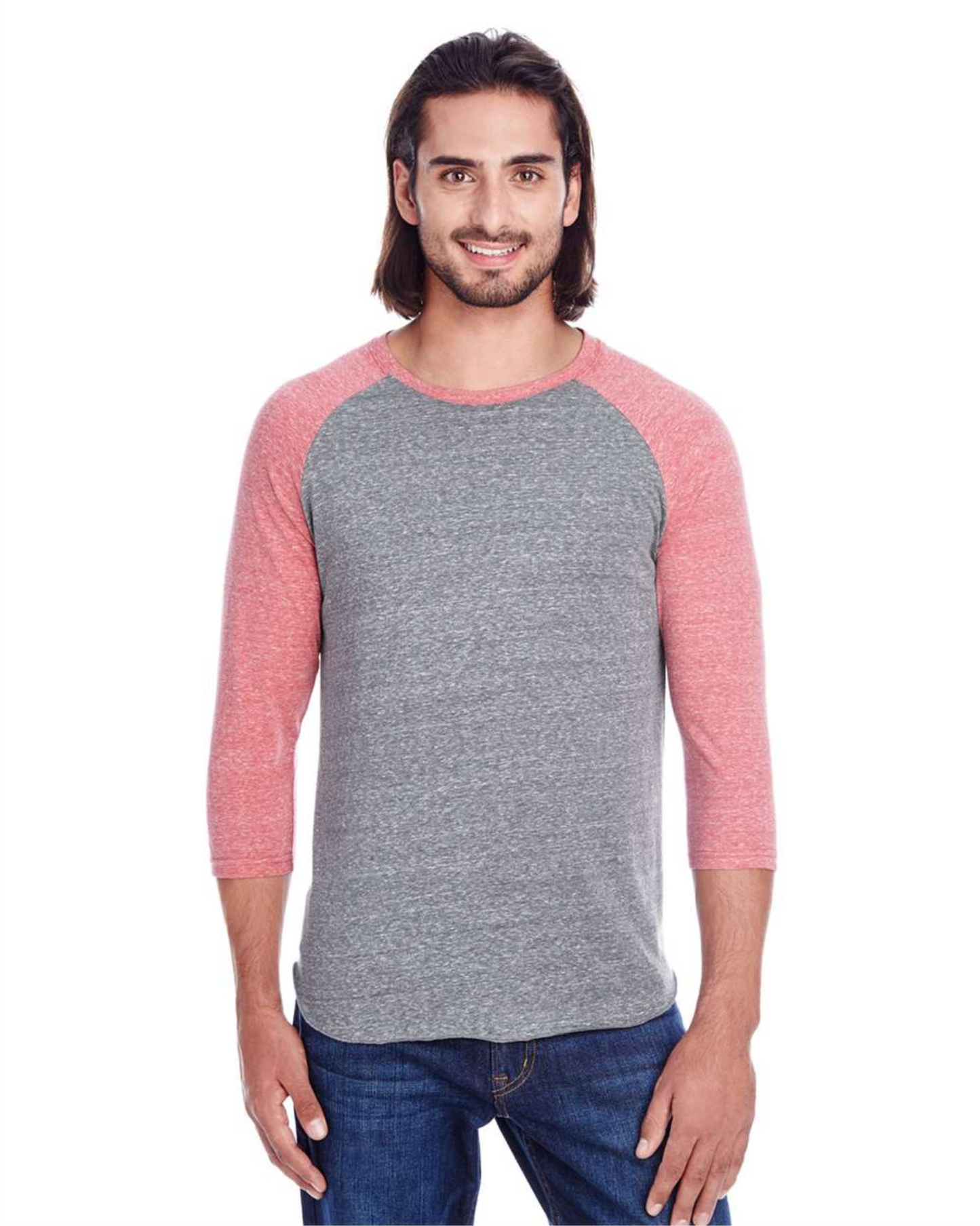 Triblend Three-Quarter Sleeve Raglan T-Shirt - 302G