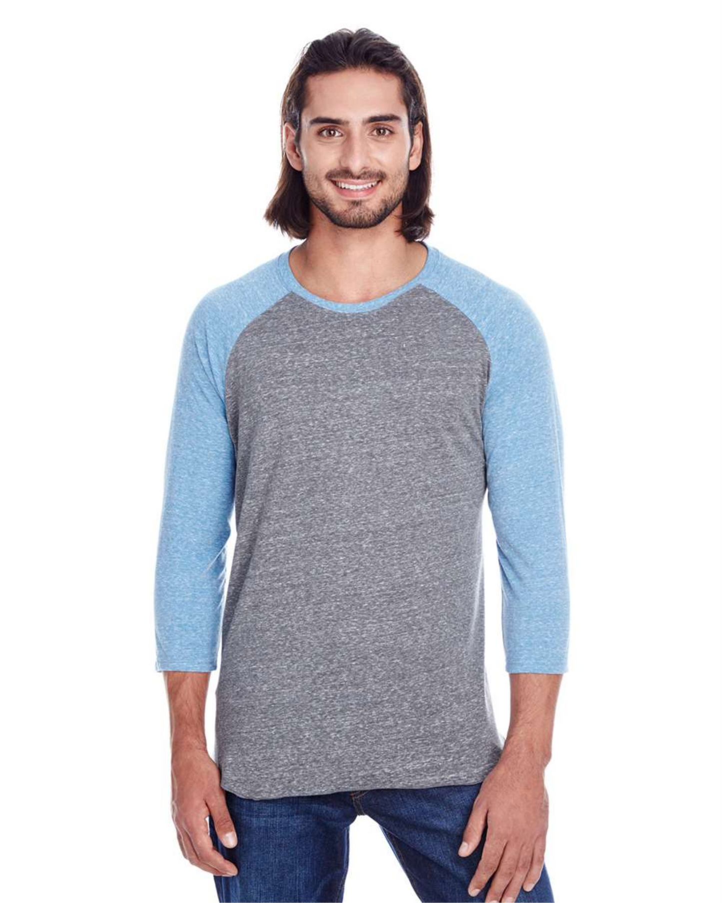 Triblend Three-Quarter Sleeve Raglan T-Shirt - 302G