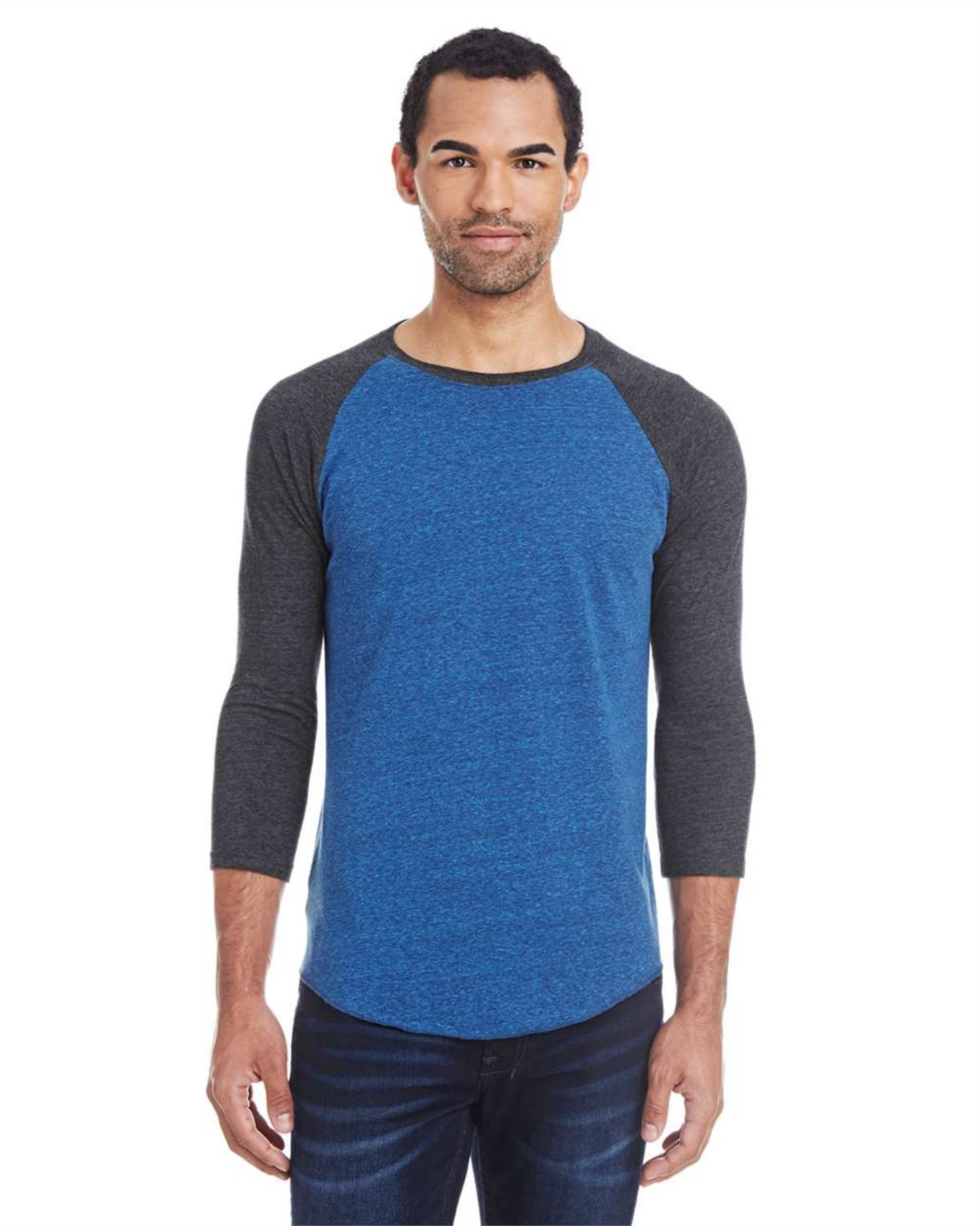 Triblend Three-Quarter Sleeve Raglan T-Shirt - 302G