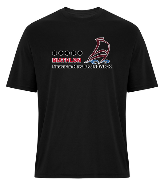 Essential Performance Tee - Black - Biathlon Noveau-New Brunswick