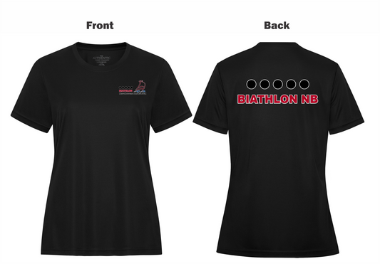 Essential Performance Tee - Front and Back Printing - Biathlon New-Nouveau Brunswick