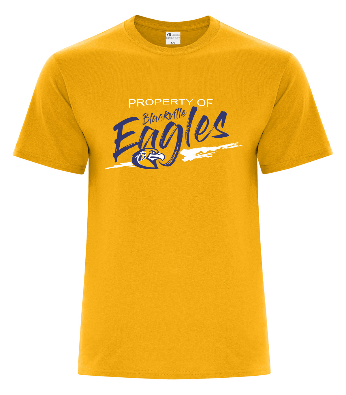 Everyday Cotton Blend Tee - Team Gold - Blackville School 2026-27